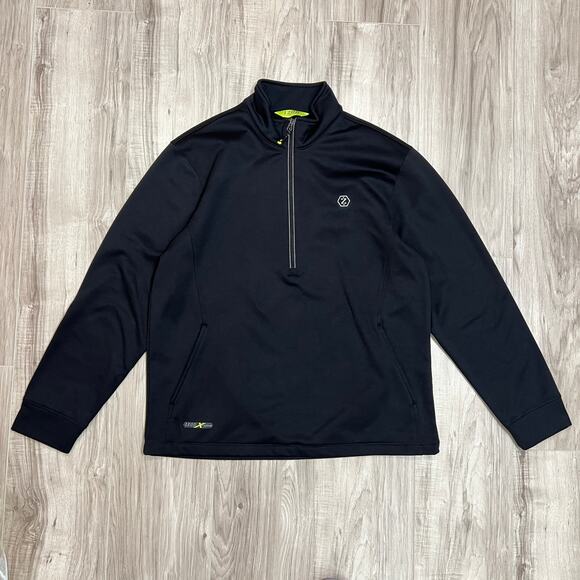 Izod Other - IZOD PerformX Ratio Men's Black 1/4 zip fleece Long Sleeve Pullover Size M